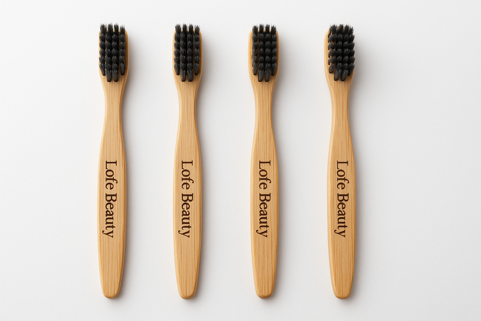 Lofe Beauty Bamboo Toothbrush (Pack of 4)