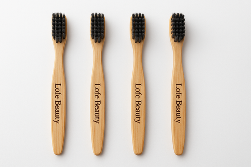 Lofe Beauty Bamboo Toothbrush (Pack of 4)