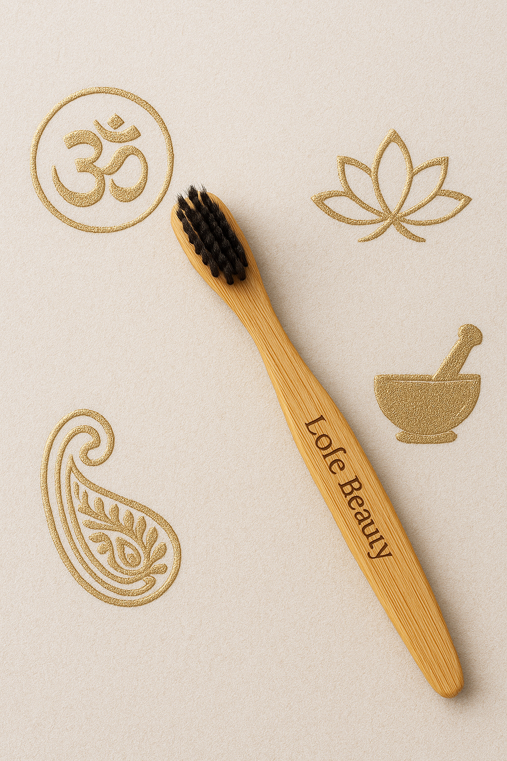 Lofe Beauty Bamboo Toothbrush (Pack of 4)