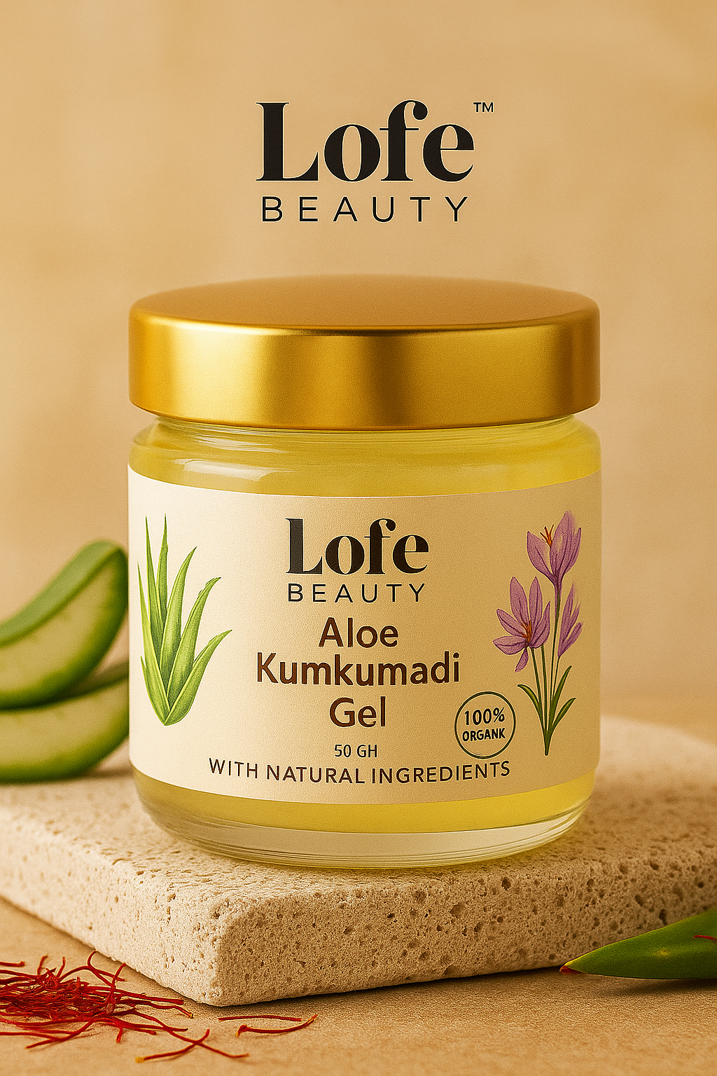 Lofe Beauty Aloe Vera Kumkumadi Gel